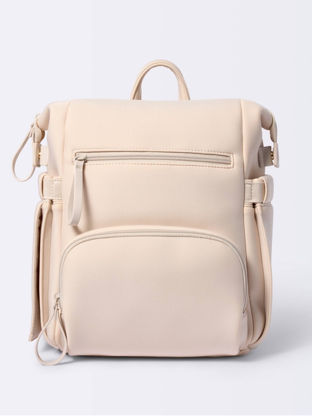 Cloud Island Mini Boxy Solid Backpack Diaper Bag- Tan